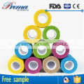 Own Factory Direct Supply Non-woven Elastic Cohesive Bandage medical care cohesive bandage